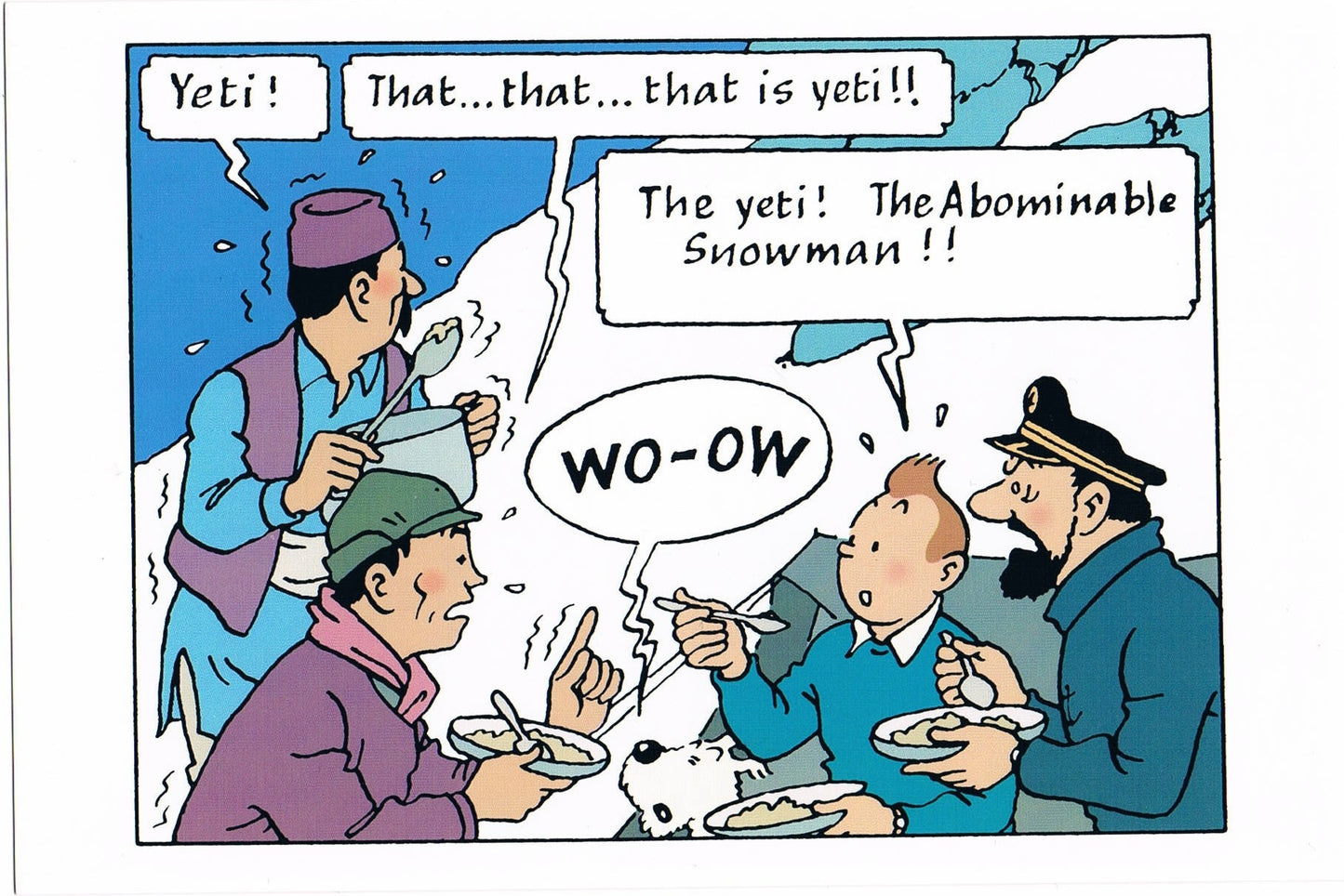 POSTCARD: Tibet Yeti