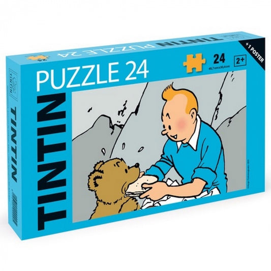 JIGSAW PUZZLE: Tintin & Bear Cub