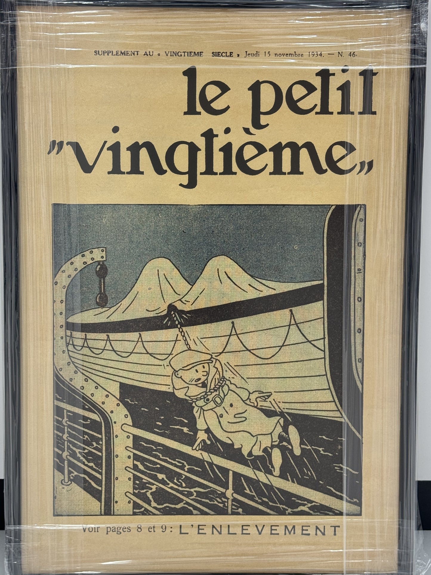 FRAME: Poster - Le Petit Vingtieme - Le Lotus Bleu N°46 (Set)