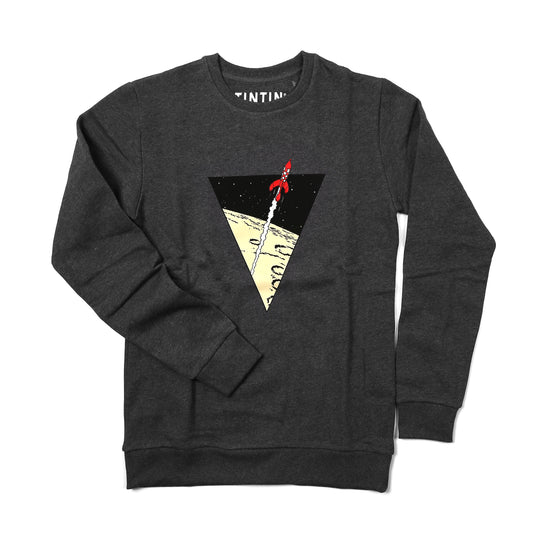 SWEATER: Triangle Rocket (Charcoal)