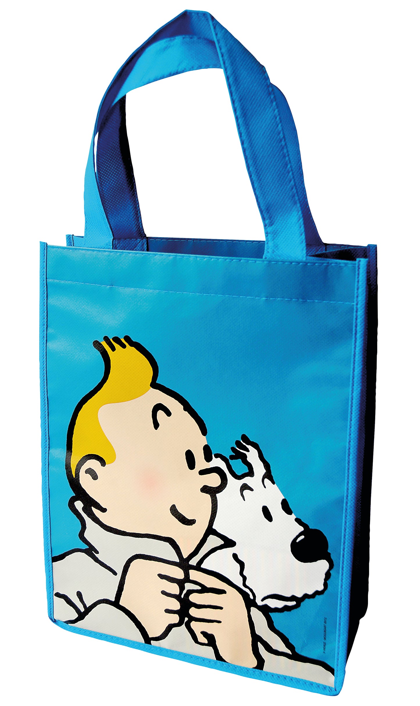 REUSABLE BAG: Tintin & Snowy (Red / Blue)