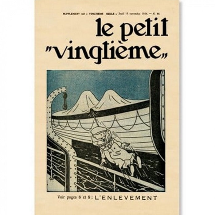 POSTER: Le Petit Vingtieme - Le Lotus Bleu N°46
