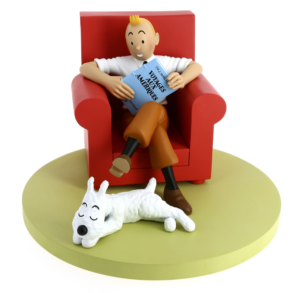 RESIN COLLECTIBLE: Icons - Tintin Red Armchair
