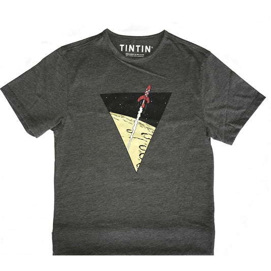 T-SHIRT: Triangle Rocket (Charcoal)