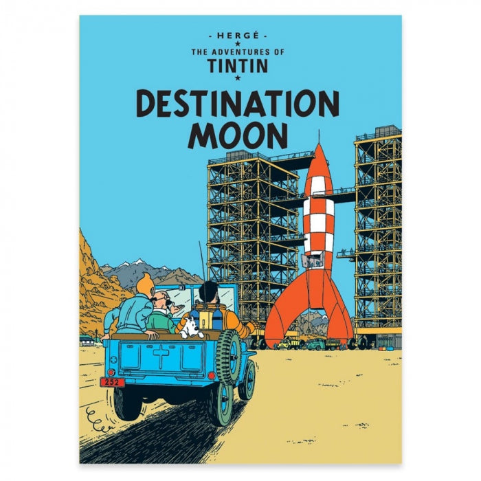ENG COVER POSTCARD: #16 - Destination Moon