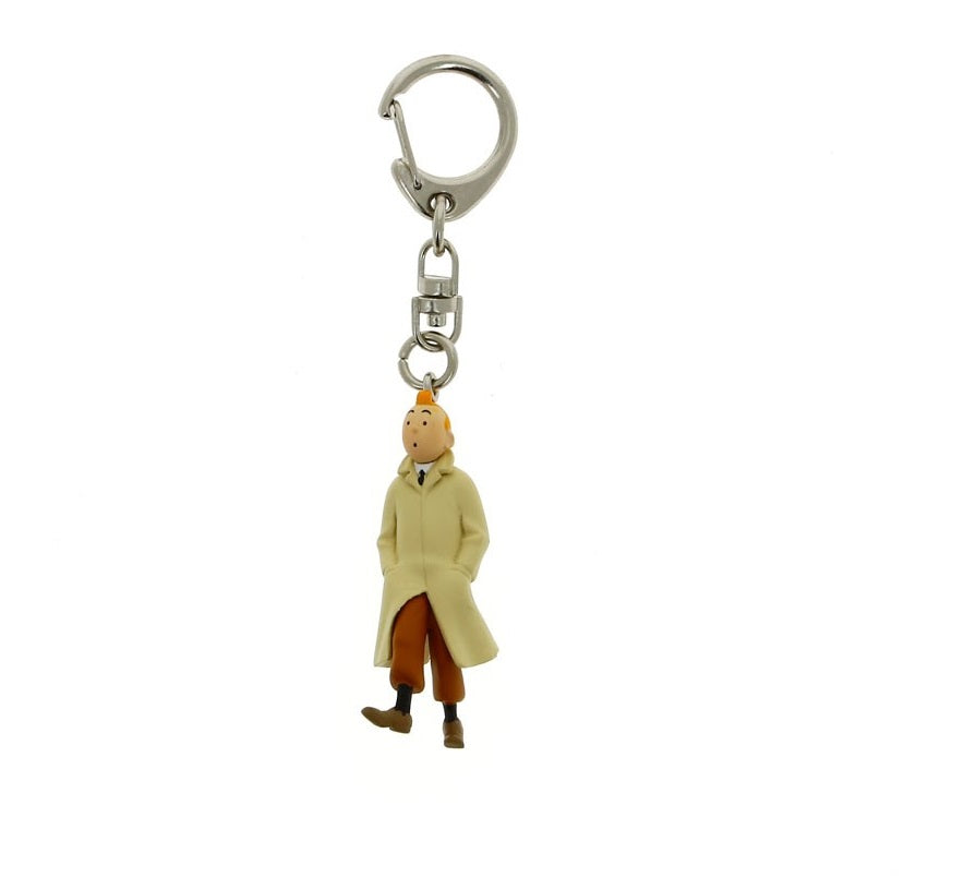 PVC KEYRING: Tintin Trench Walking