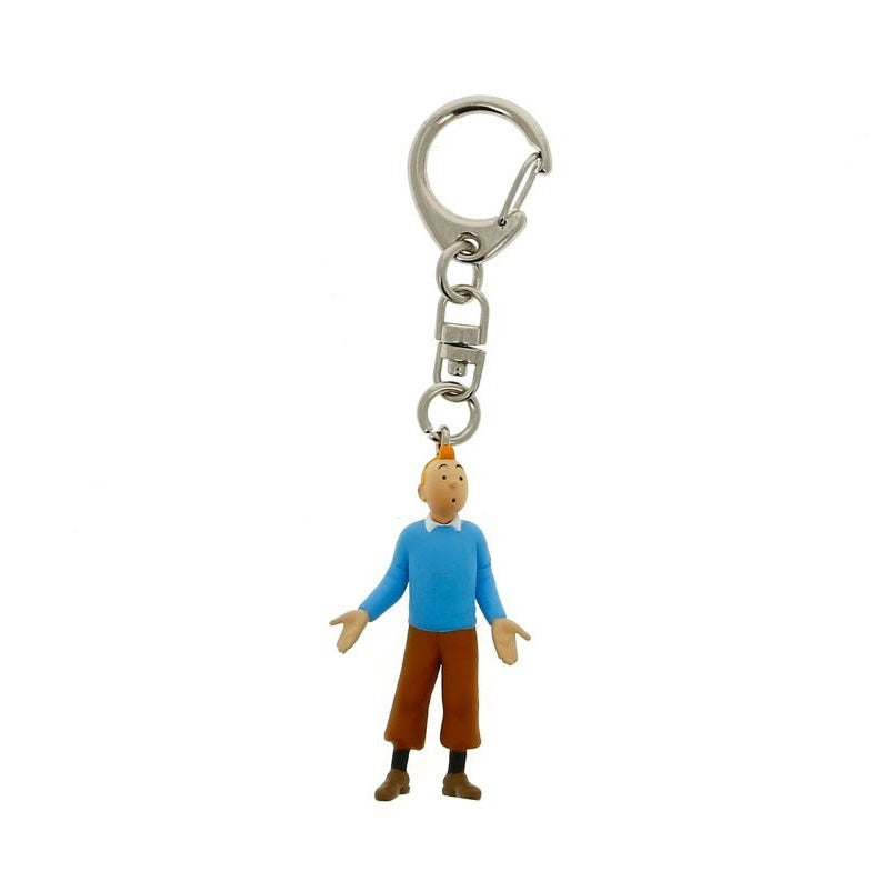 PVC KEYRING: Tintin Blue Pullover