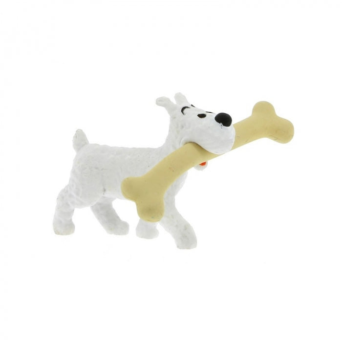 PVC FIGURINE: Snowy Walking + Bone