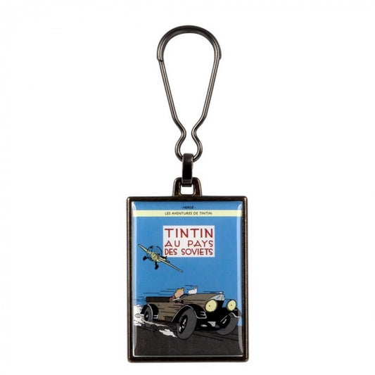 METAL KEYRING: Tintin in the Land of the Soviets (Colour)