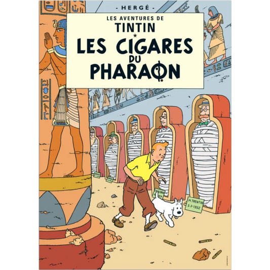 POSTER COVER: #04 - Les Cigares Du Pharaon