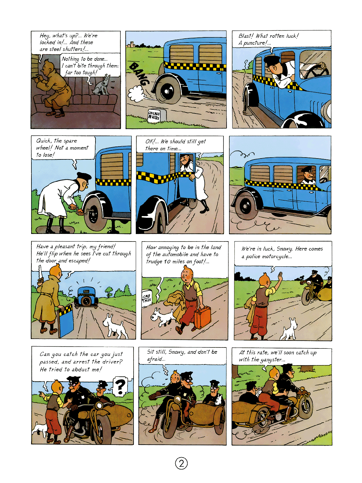 ENGLISH ALBUM: #03 - Tintin in America