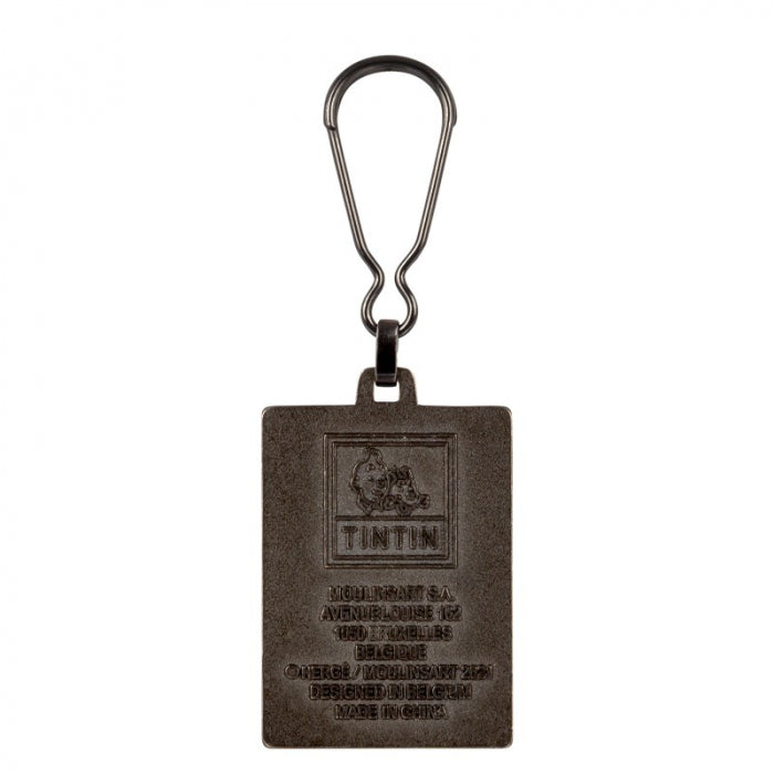 METAL KEYRING: Tintin in America (Colour)