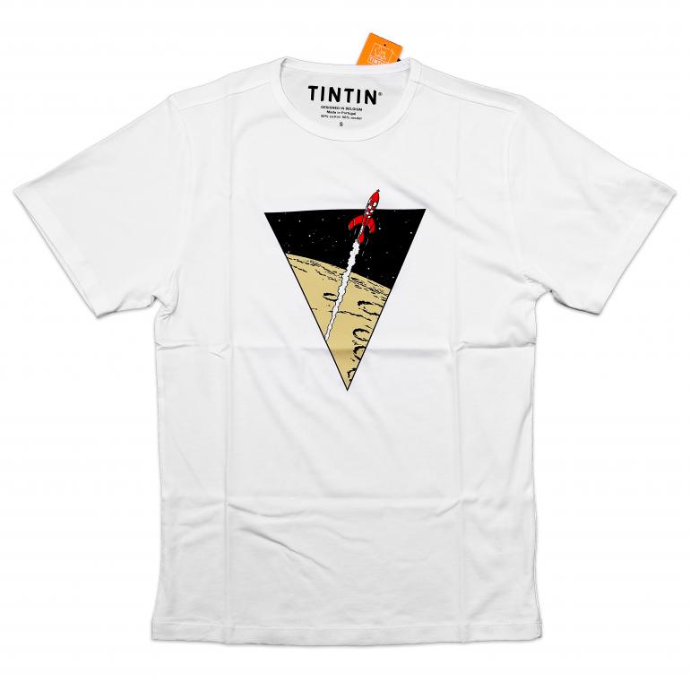 T-SHIRT: Triangle Rocket (White)