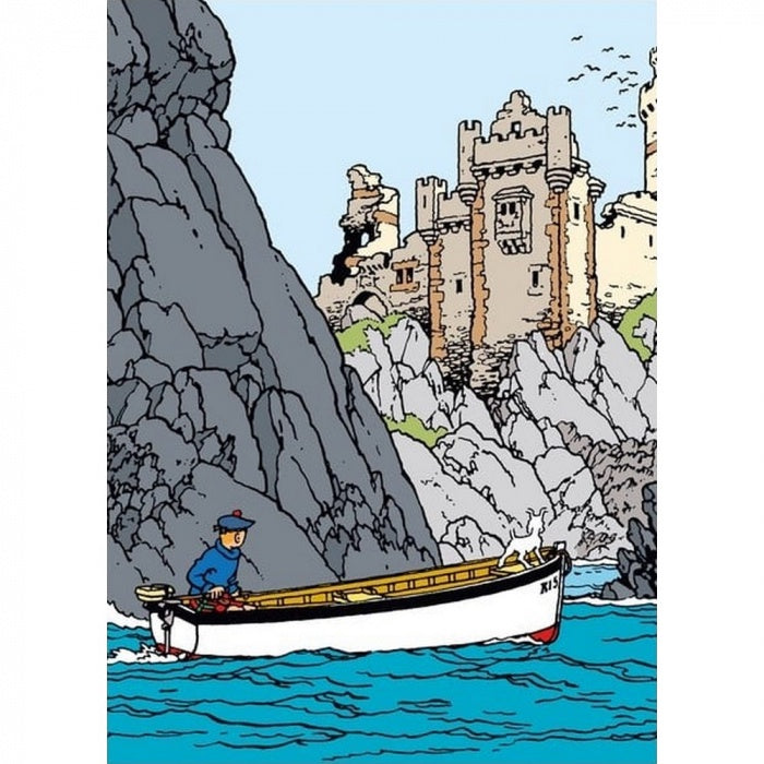 A4 PLASTIC FOLDER: Tintin & Snowy Black Island