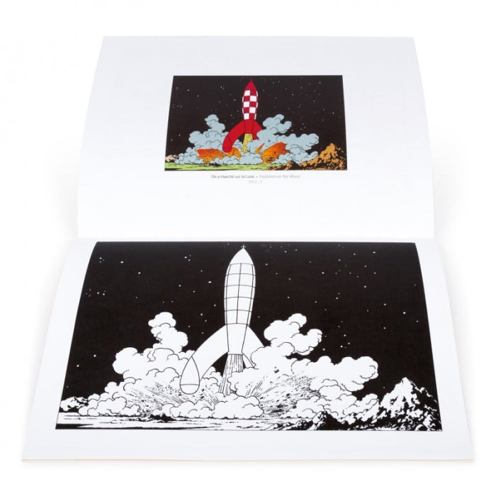 COLOURING BOOK: Tintin on the Moon
