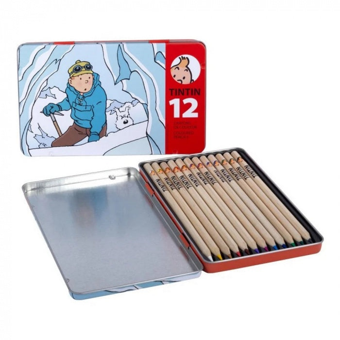 PENCIL BOX: Coloured Pencils - Tintin in Tibet