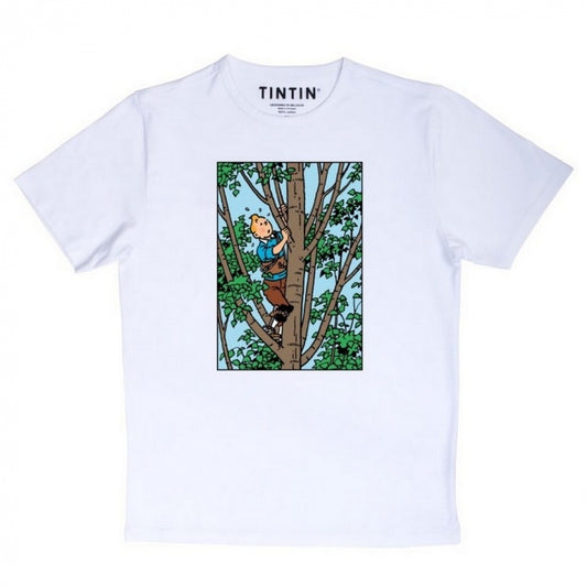 T-SHIRT: Tintin Climb Tree