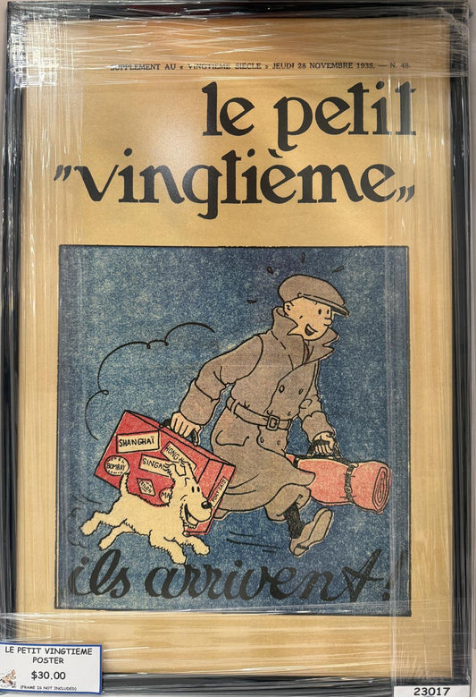 FRAME: Poster - Le Petit Vingtieme - Ils Arrivent N°48 (Set)
