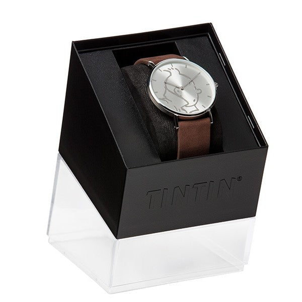 WATCH: Classic - Tintin Silver/Brown S