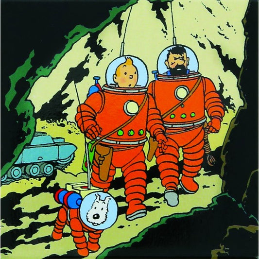 MAGNET: Tintin, Haddock and Snowy