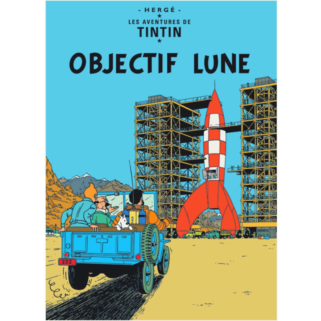 FR COVER POSTCARD: #16 - Objectif Lune