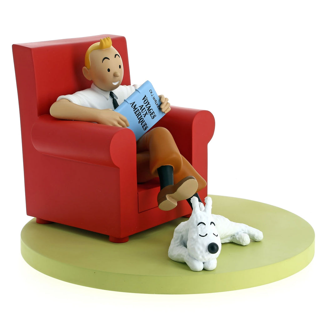RESIN COLLECTIBLE: Icons - Tintin Red Armchair