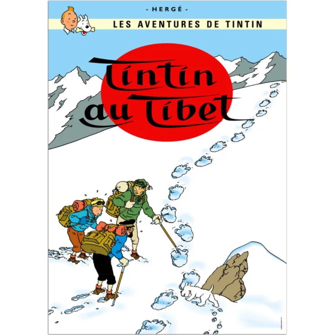 POSTER COVER: #20 - Tintin Au Tibet