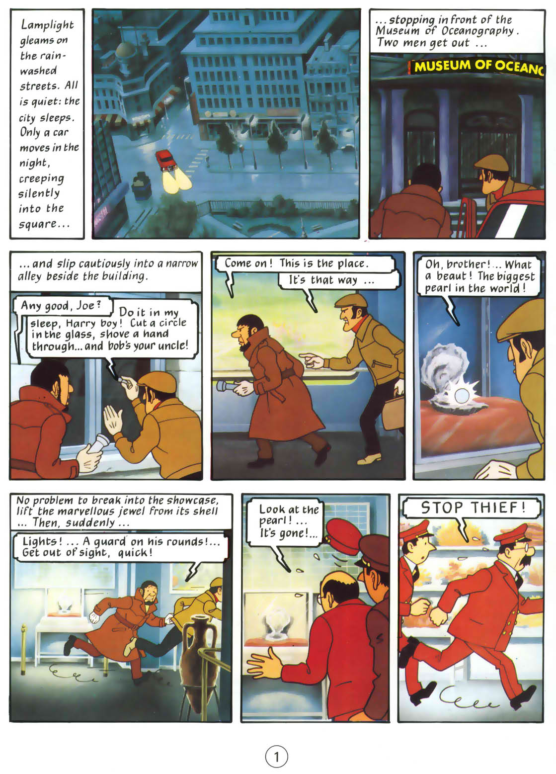 ENGLISH ALBUM: Tintin and the Lake of Sharks