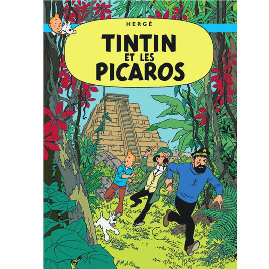 FR COVER POSTCARD: #23 - Tintin Et Les Picaros