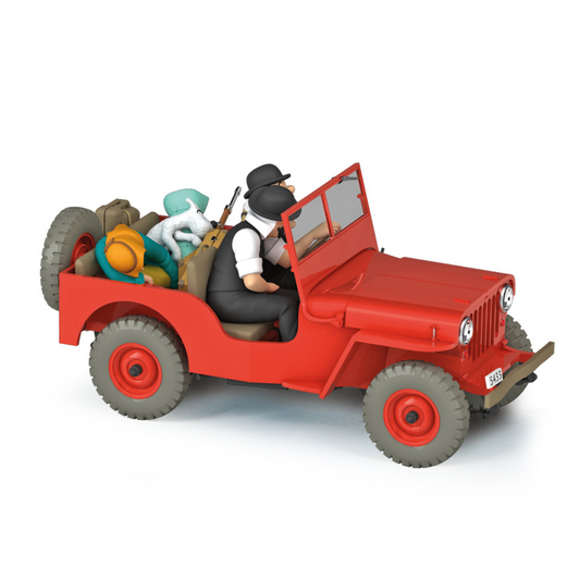 CARS: #06 - Red Jeep Willys (1/24 Scale)