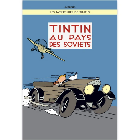 POSTER COVER: #01 - Tintin Au Pays Des Soviets (Colourised)
