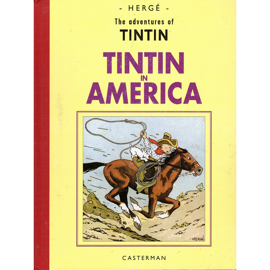 ENGLISH ALBUM: B&W - Tintin in America