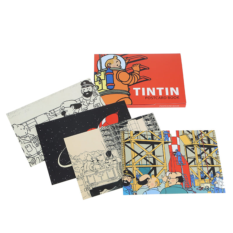 POSTCARD: Tintin On The Moon Pack