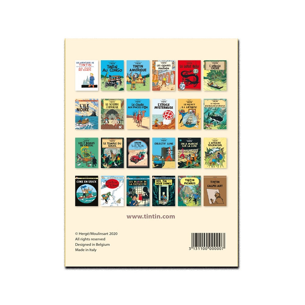 POSTCARD: Tintin Album Cover Pack