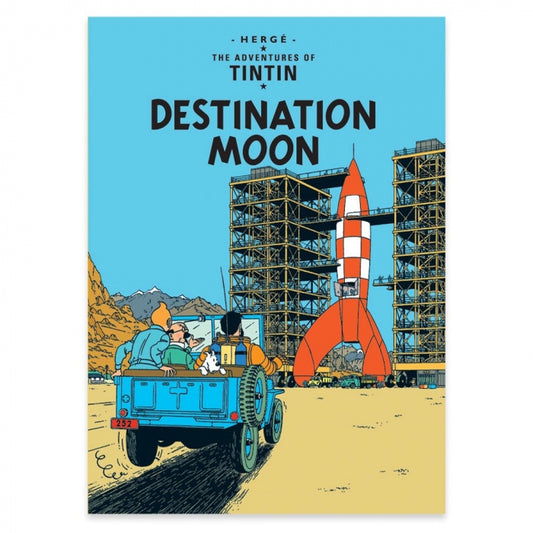 ENG COVER POSTCARD: #16 -  Destination Moon