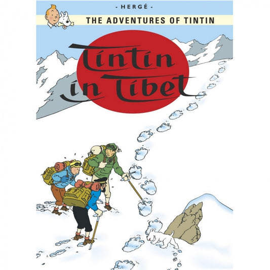 ENG COVER POSTCARD: #20 - Tintin in Tibet