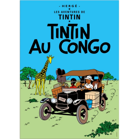 POSTER COVER: #02 - Tintin Au Congo
