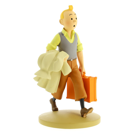 FIGURINE RESIN: Tintin On The Road