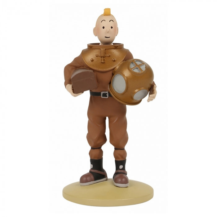 FIGURINE RESIN: Tintin In Diving Suit