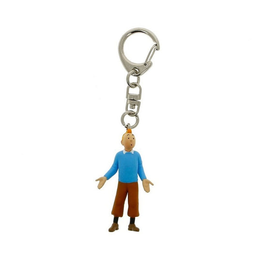 PVC KEYRING: Tintin Blue Pullover (small)