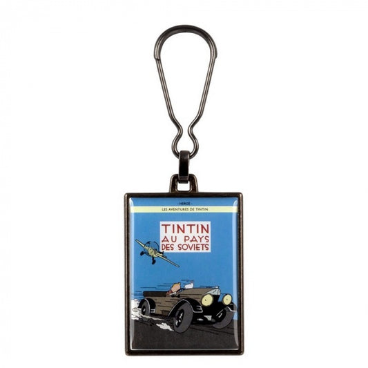 METAL KEYRING: Tintin in the Land of the Soviets (Colourised)