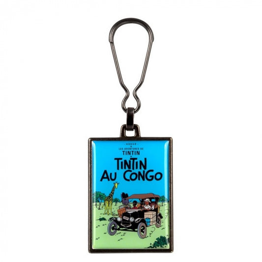 METAL KEYRING: Tintin in the Congo