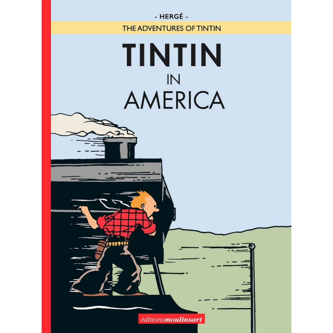 ENGLISH ALBUM: Colourised - Tintin in America (Train)