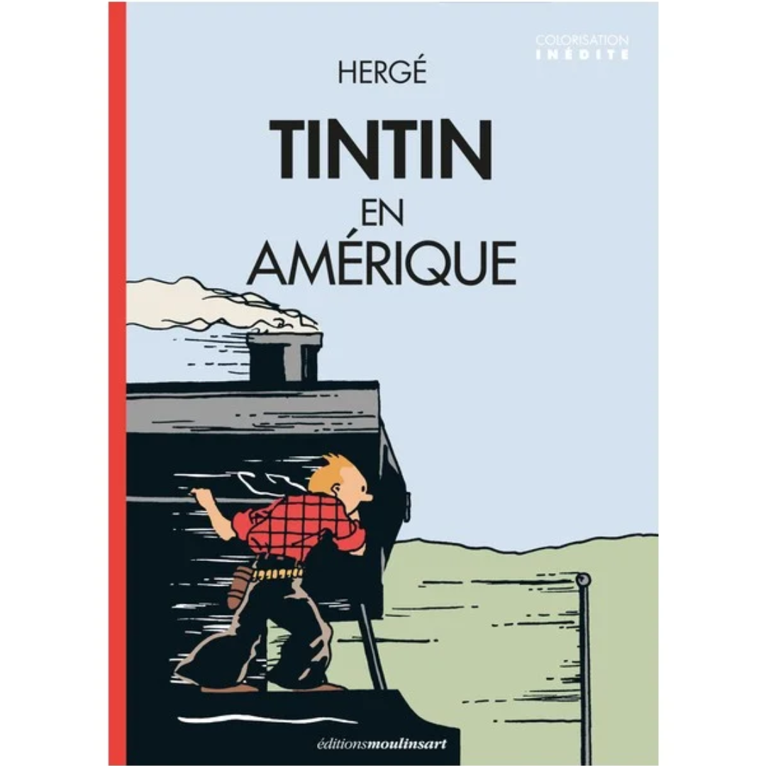 POSTER COVER: #03 - Tintin En Amerique (Colourised)