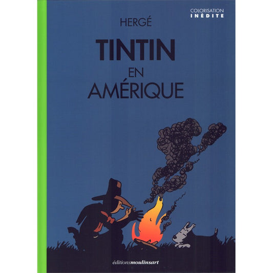 FRENCH ALBUM: Colourised - Tintin En Amerique (Campfire)