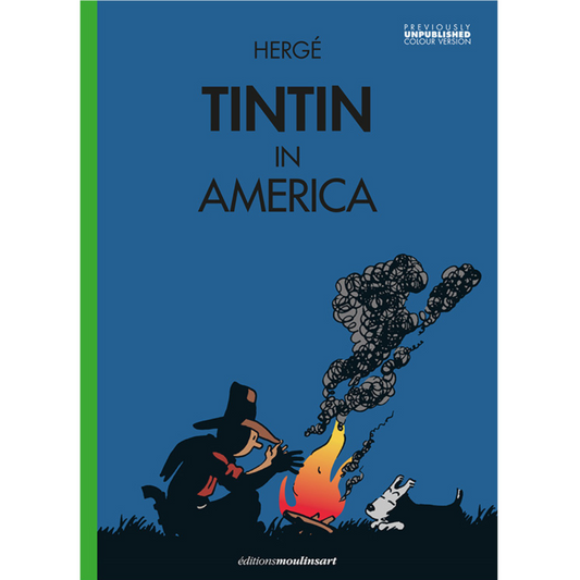 ENGLISH ALBUM: Colourised - Tintin in America (Campfire)