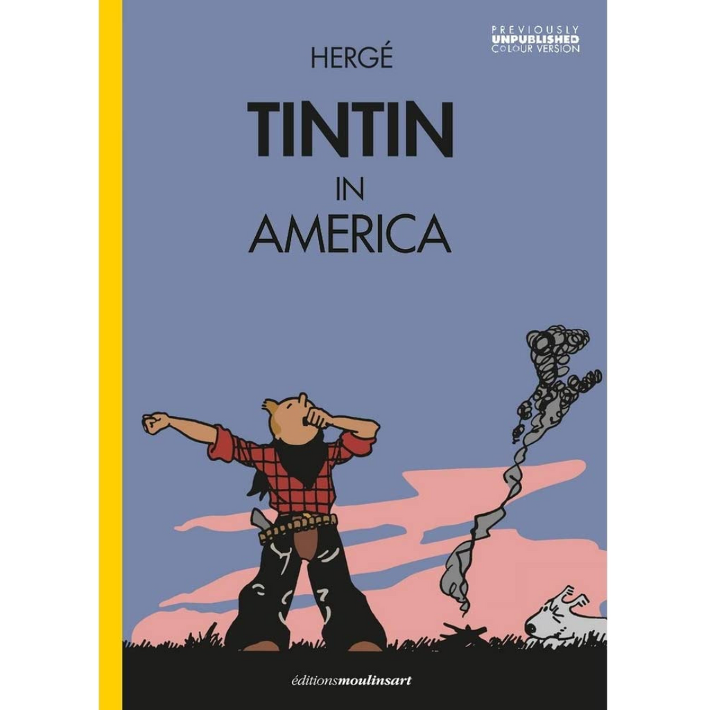 ENGLISH ALBUM: Colourised - Tintin in America (Yawning)