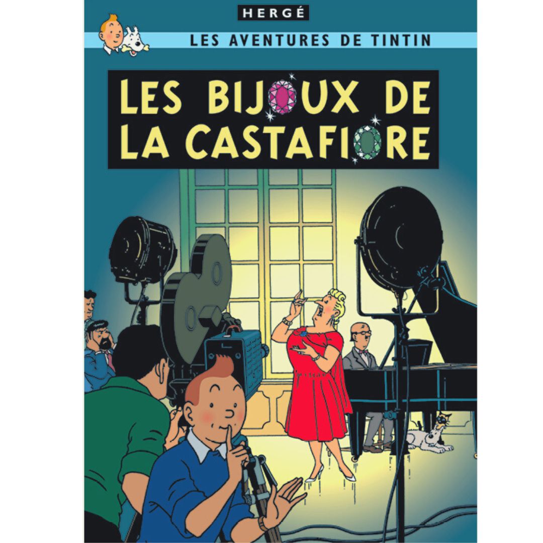FR COVER POSTCARD: #21 - Les Bijoux De La Castafiore