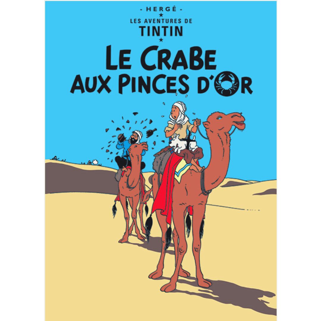 FR COVER POSTCARD: #09 - Le Crabe Aux Pinces D'Or