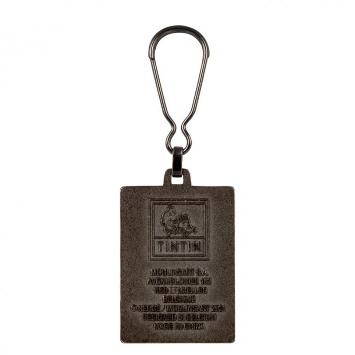 METAL KEYRING: Tintin in the Land of the Soviets